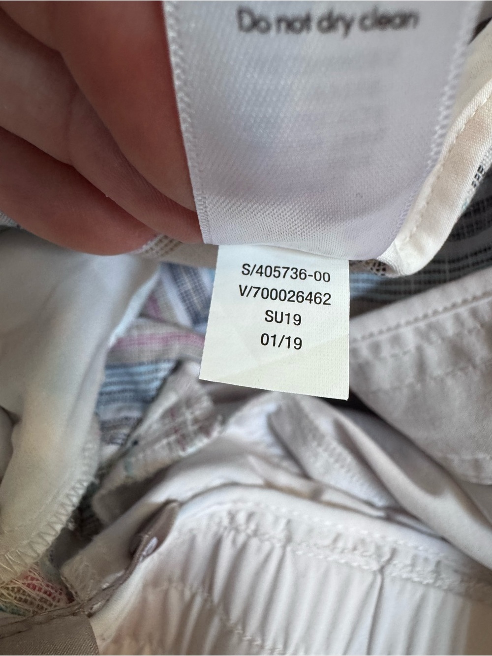 Athleta 100% Linen Striped Boardwalk Shorts White Multicolor Size 8 - Picture 8 of 8